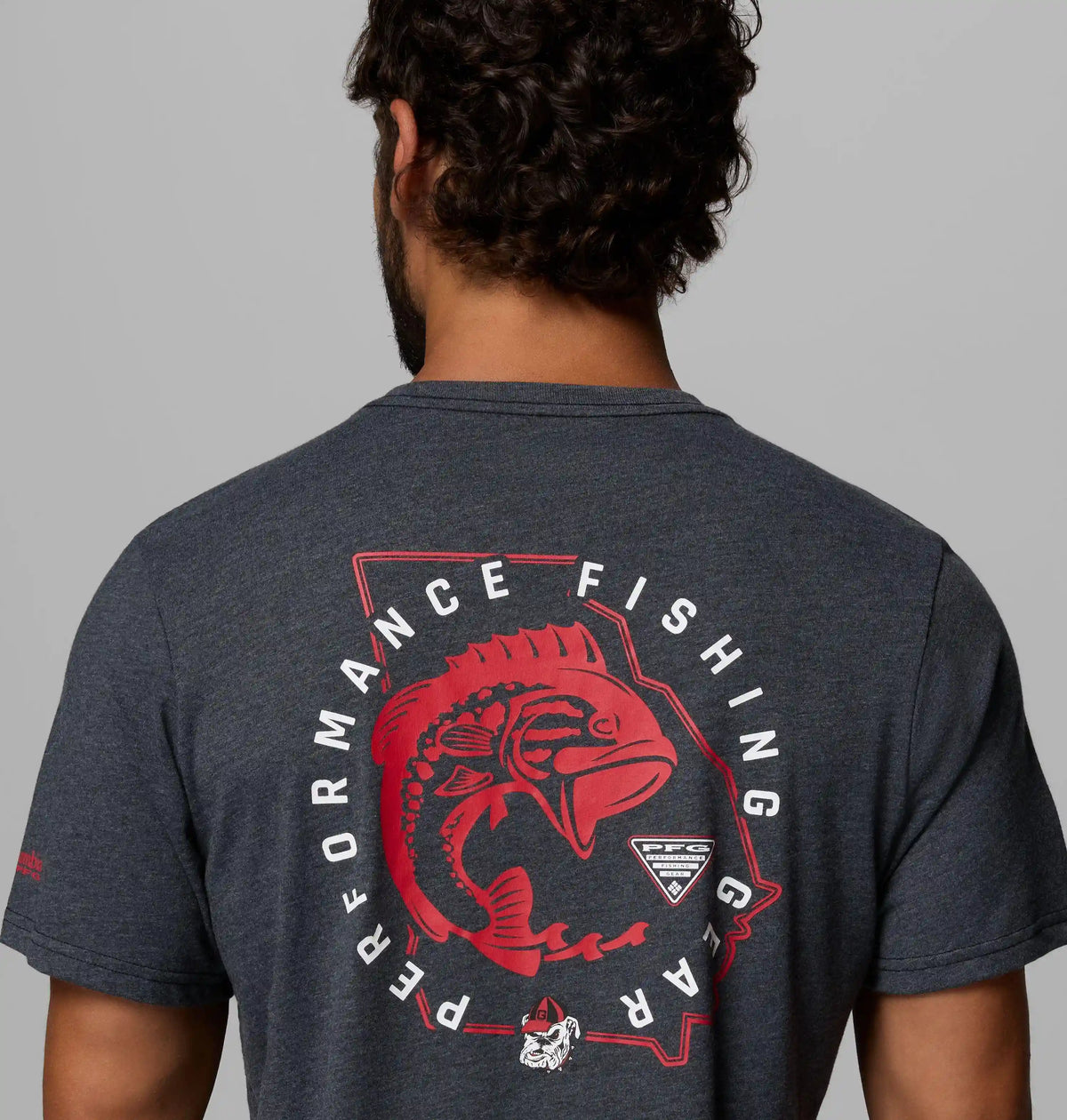 Men's Collegiate PFG Short Sleeve Shirt - Georgia