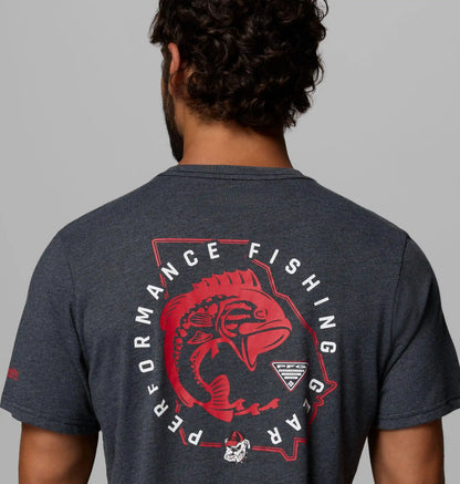 Men's Collegiate PFG Short Sleeve Shirt - Georgia