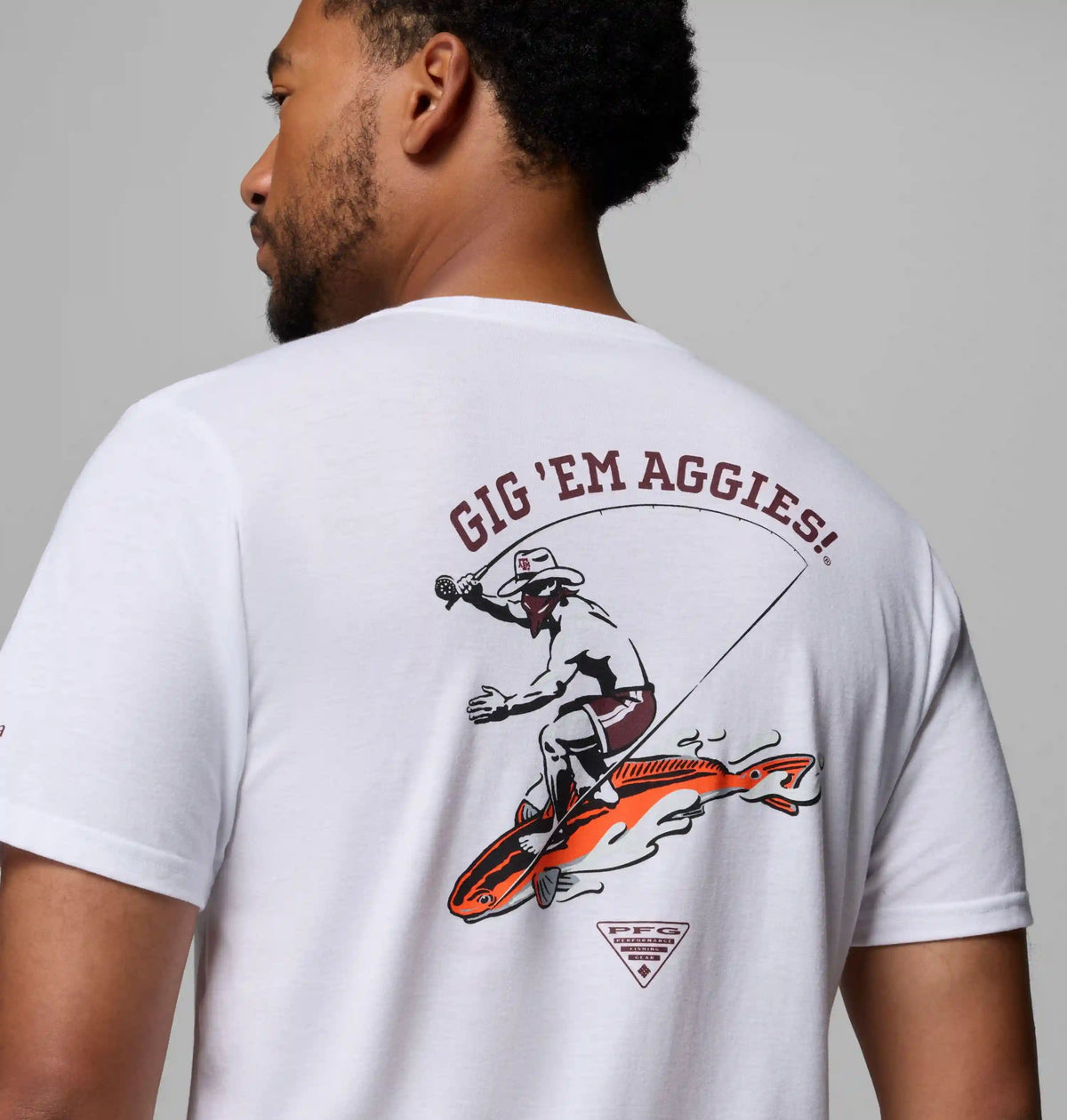 Men's Collegiate PFG Short Sleeve Shirt - Texas A&M