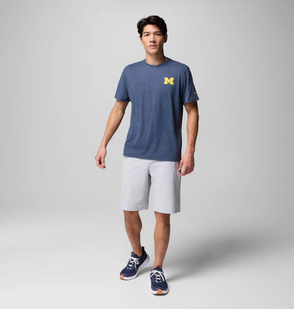 Men's Collegiate PFG Short Sleeve Shirt - Michigan