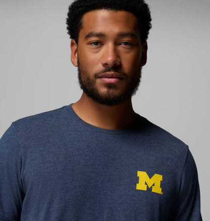 Men's Collegiate PFG Short Sleeve Shirt - Michigan