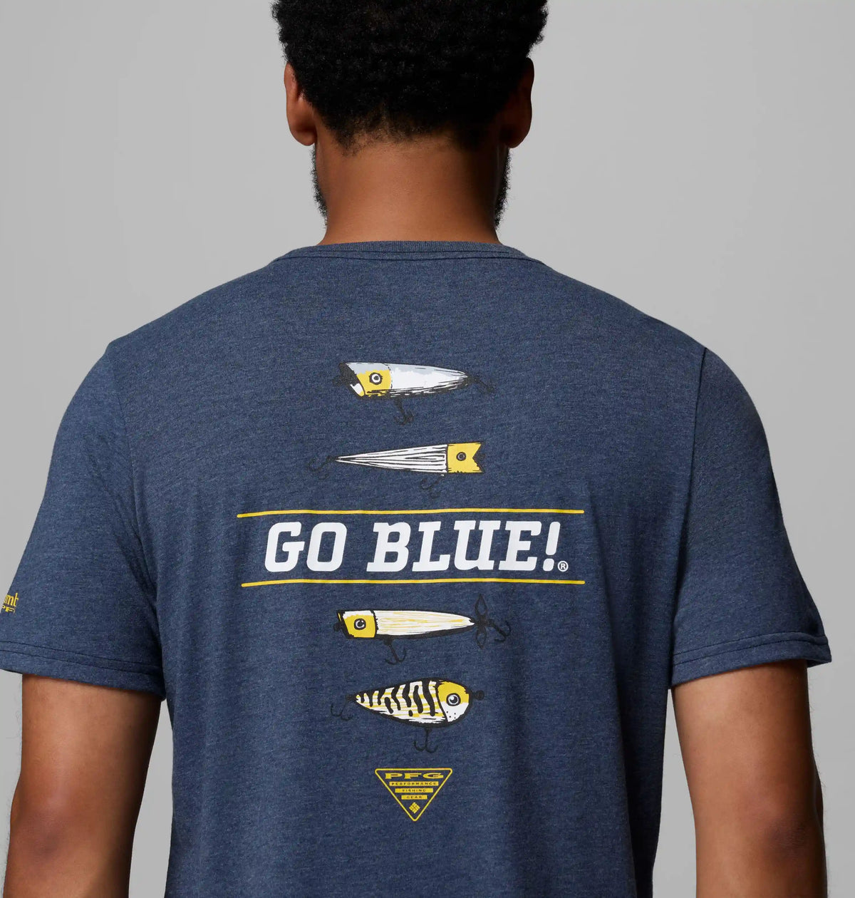 Men's Collegiate PFG Short Sleeve Shirt - Michigan