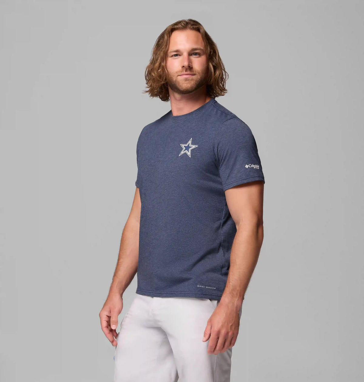 Men's Collegiate PFG Short Sleeve Shirt - Dallas Cowboys