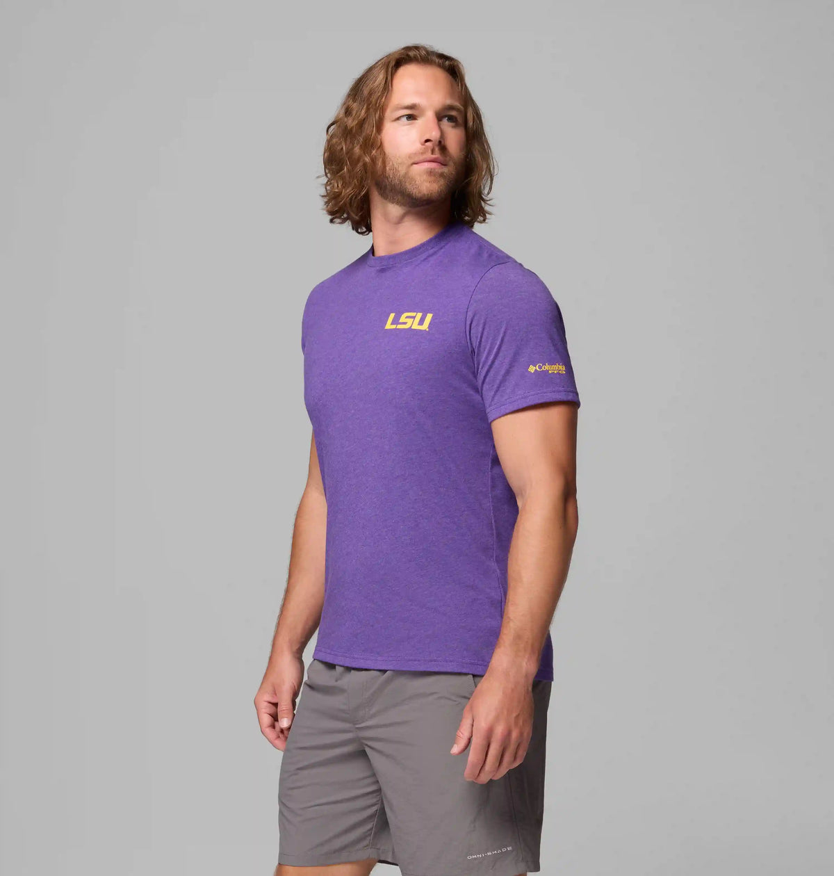 Men's Collegiate PFG Short Sleeve Shirt - LSU