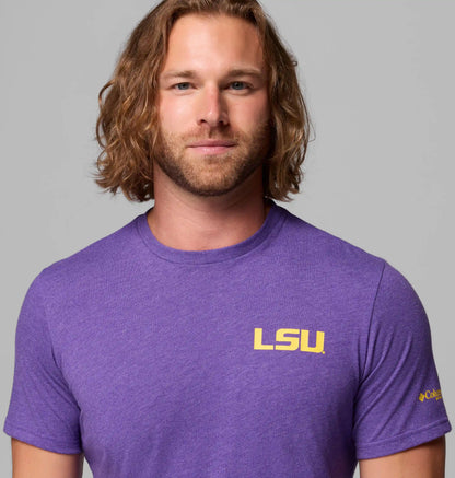 Men's Collegiate PFG Short Sleeve Shirt - LSU