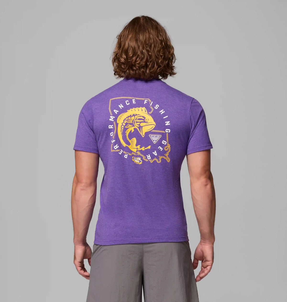 Men's Collegiate PFG Short Sleeve Shirt - LSU