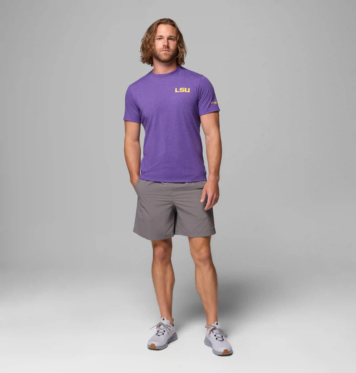 Men's Collegiate PFG Short Sleeve Shirt - LSU