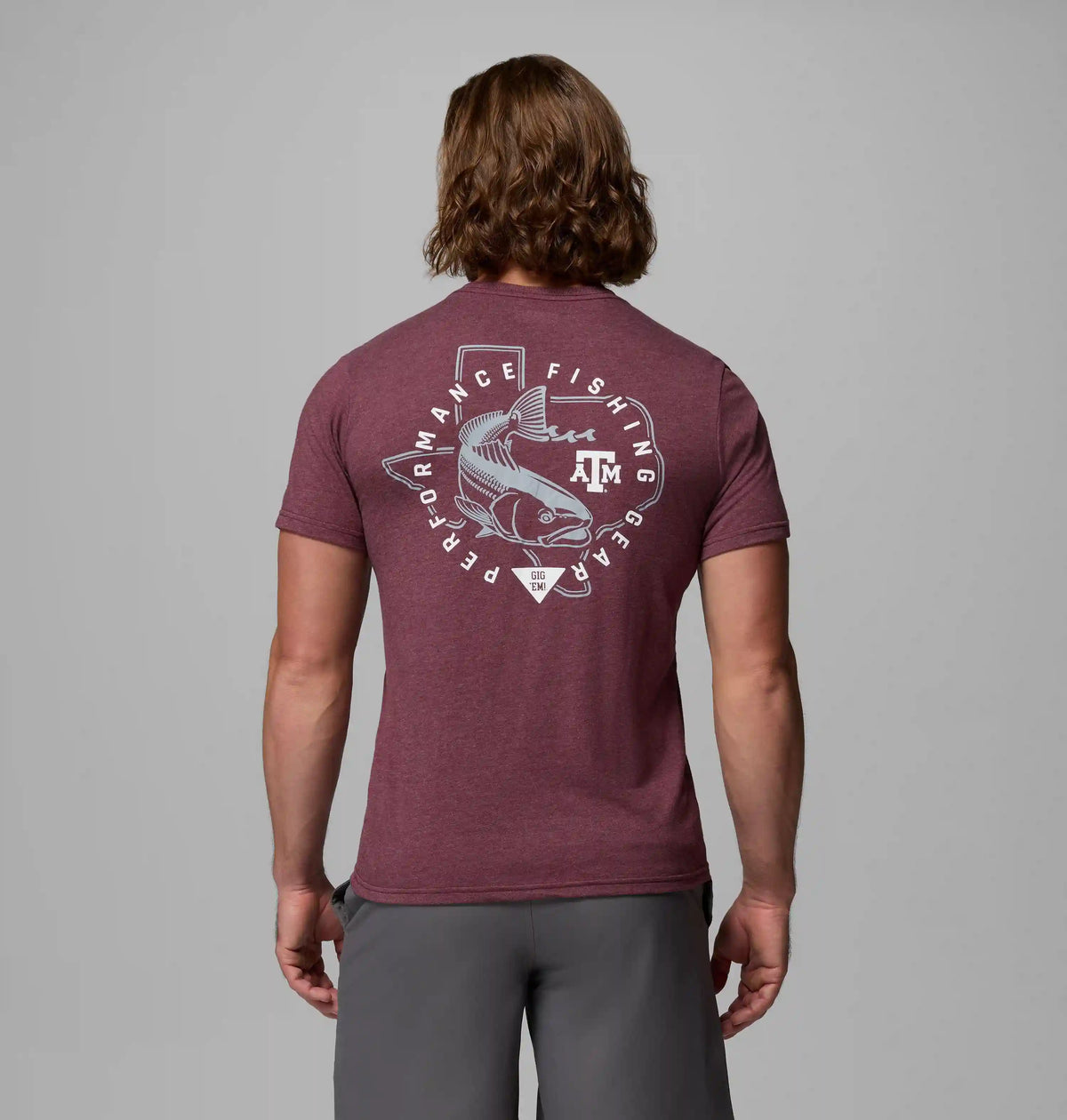 Men's Collegiate PFG Short Sleeve Shirt - Texas A&M