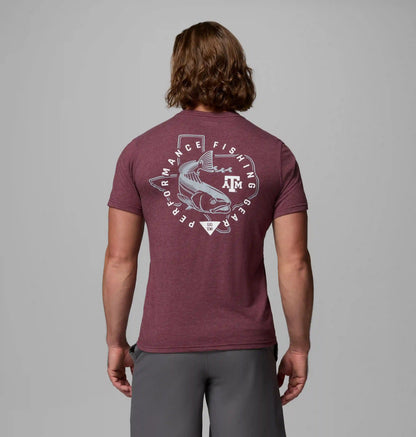 Men's Collegiate PFG Short Sleeve Shirt - Texas A&M