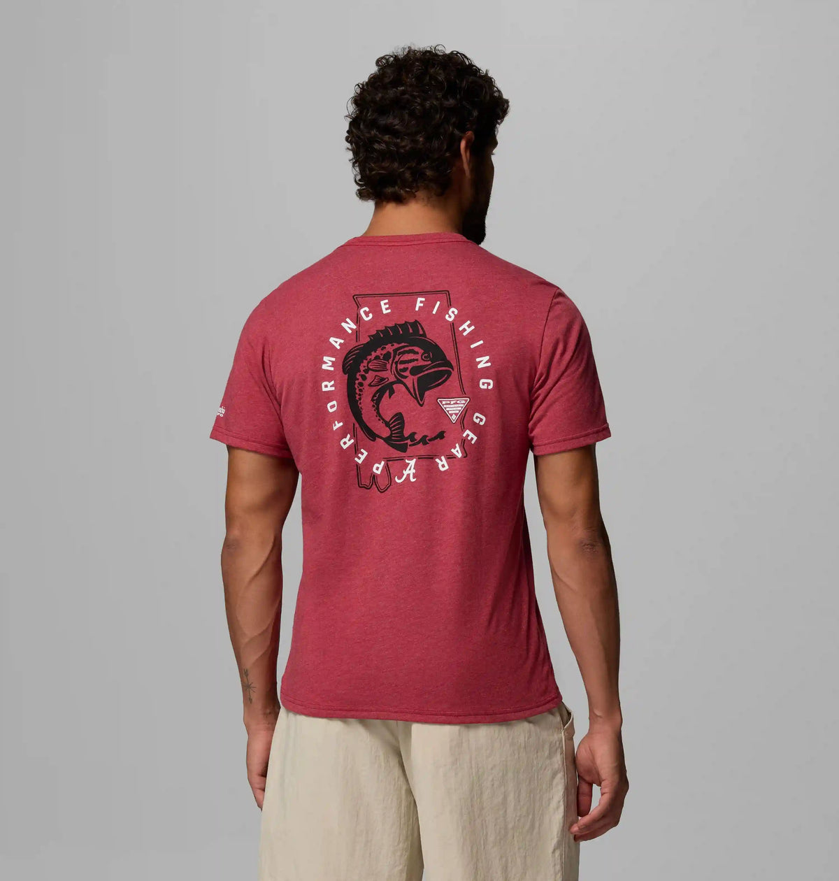 Men's Collegiate PFG Short Sleeve Shirt - Alabama