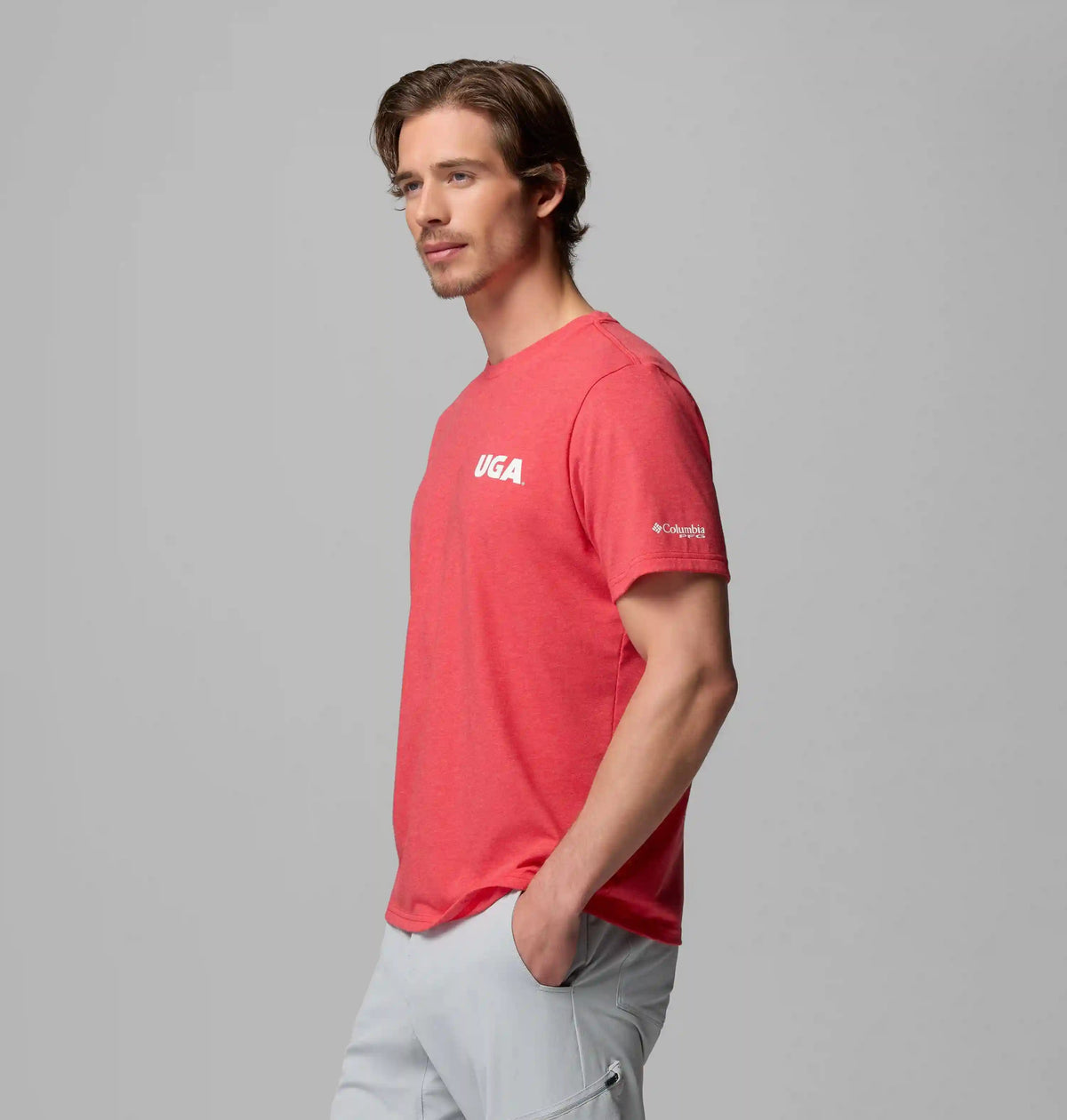 Men's Collegiate PFG Short Sleeve Shirt - Georgia