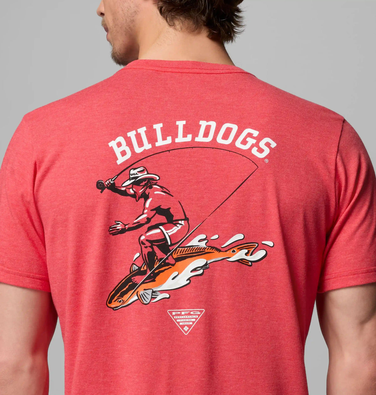 Men's Collegiate PFG Short Sleeve Shirt - Georgia