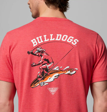 Men's Collegiate PFG Short Sleeve Shirt - Georgia