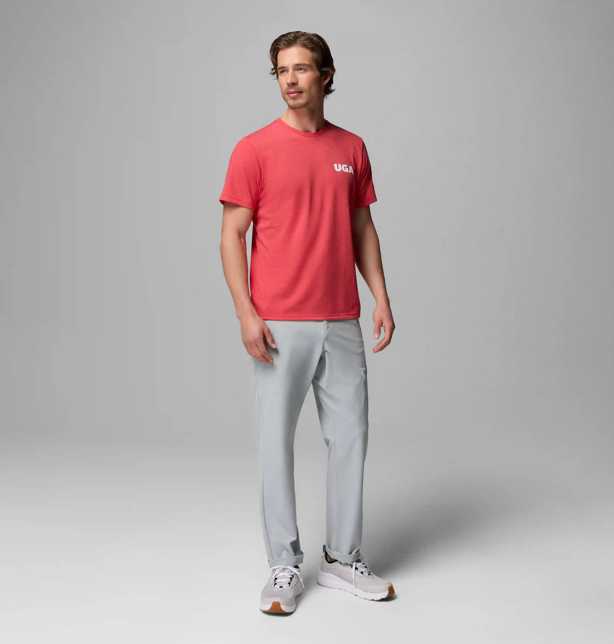 Men's Collegiate PFG Short Sleeve Shirt - Georgia