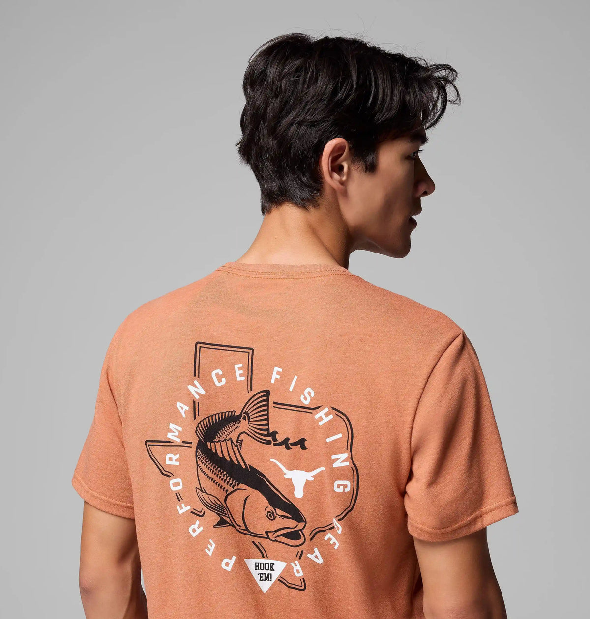 Men's Collegiate PFG Short Sleeve Shirt - Texas