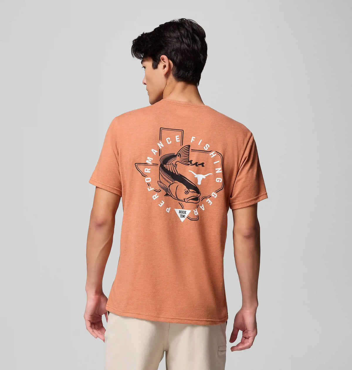 Men's Collegiate PFG Short Sleeve Shirt - Texas
