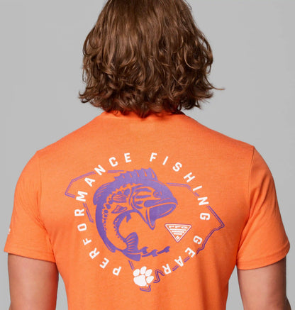 Men's Collegiate PFG Short Sleeve Shirt - Clemson