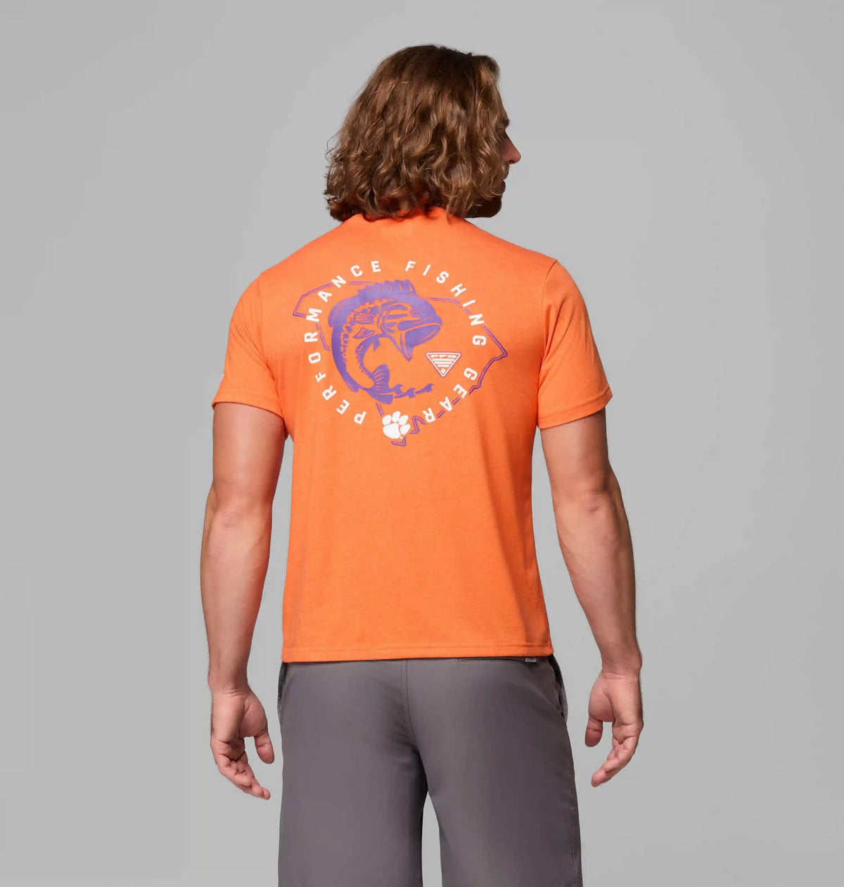 Men's Collegiate PFG Short Sleeve Shirt - Clemson