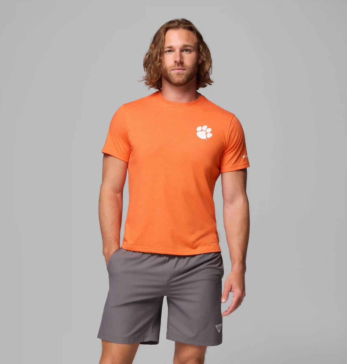 Men's Collegiate PFG Short Sleeve Shirt - Clemson