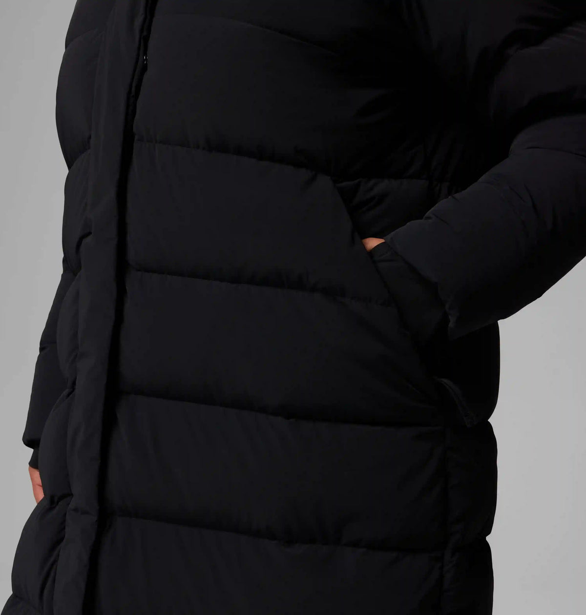 Women's Amaze Puff Long Hooded Jacket - Plus Size
