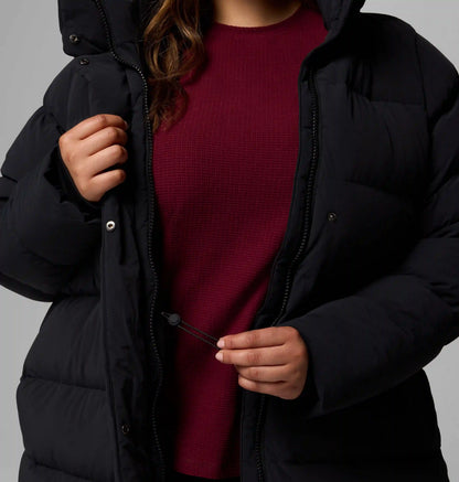 Women's Amaze Puff Long Hooded Jacket - Plus Size