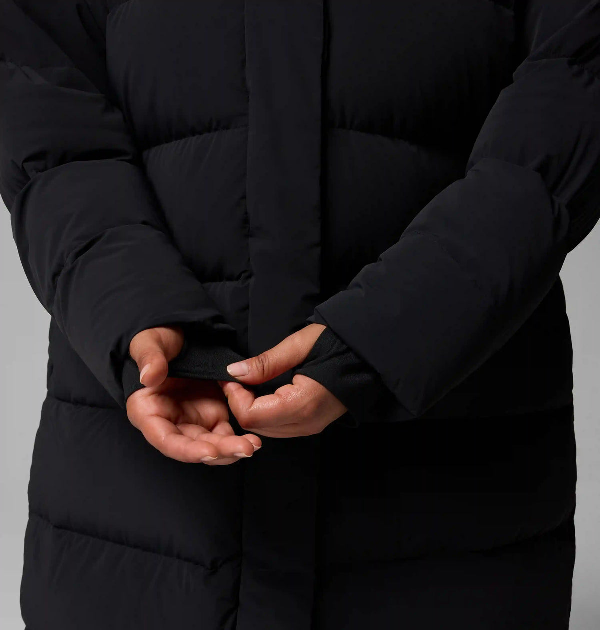 Women's Amaze Puff Long Hooded Jacket - Plus Size