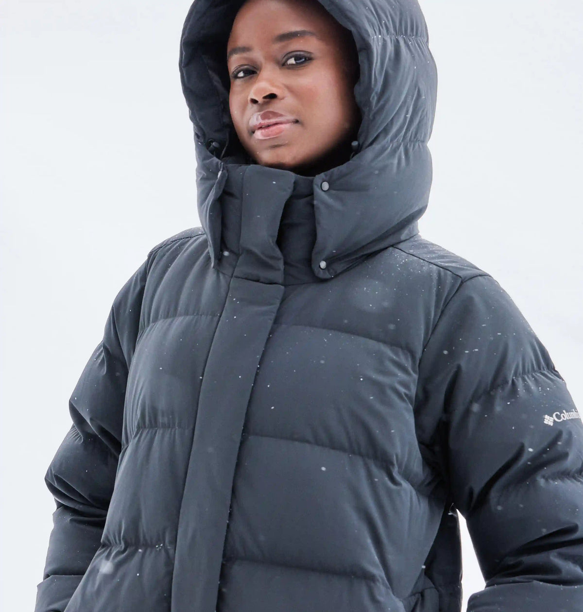 Women's Amaze Puff Long Hooded Jacket - Plus Size