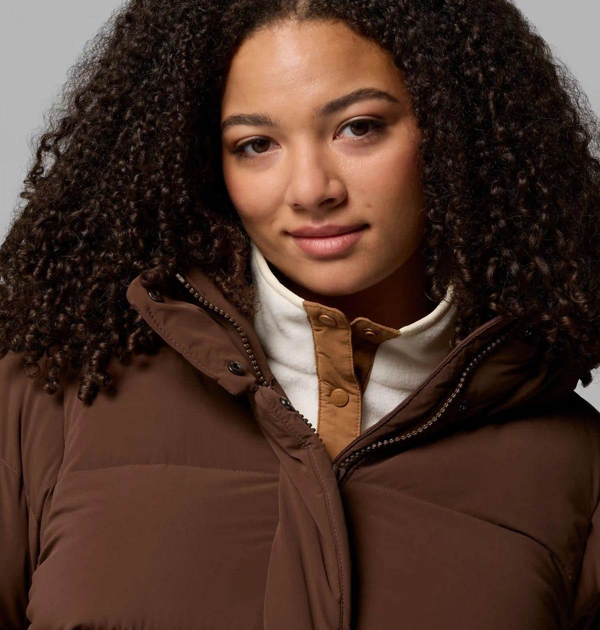 Women's Amaze Puff Long Hooded Jacket - Plus Size
