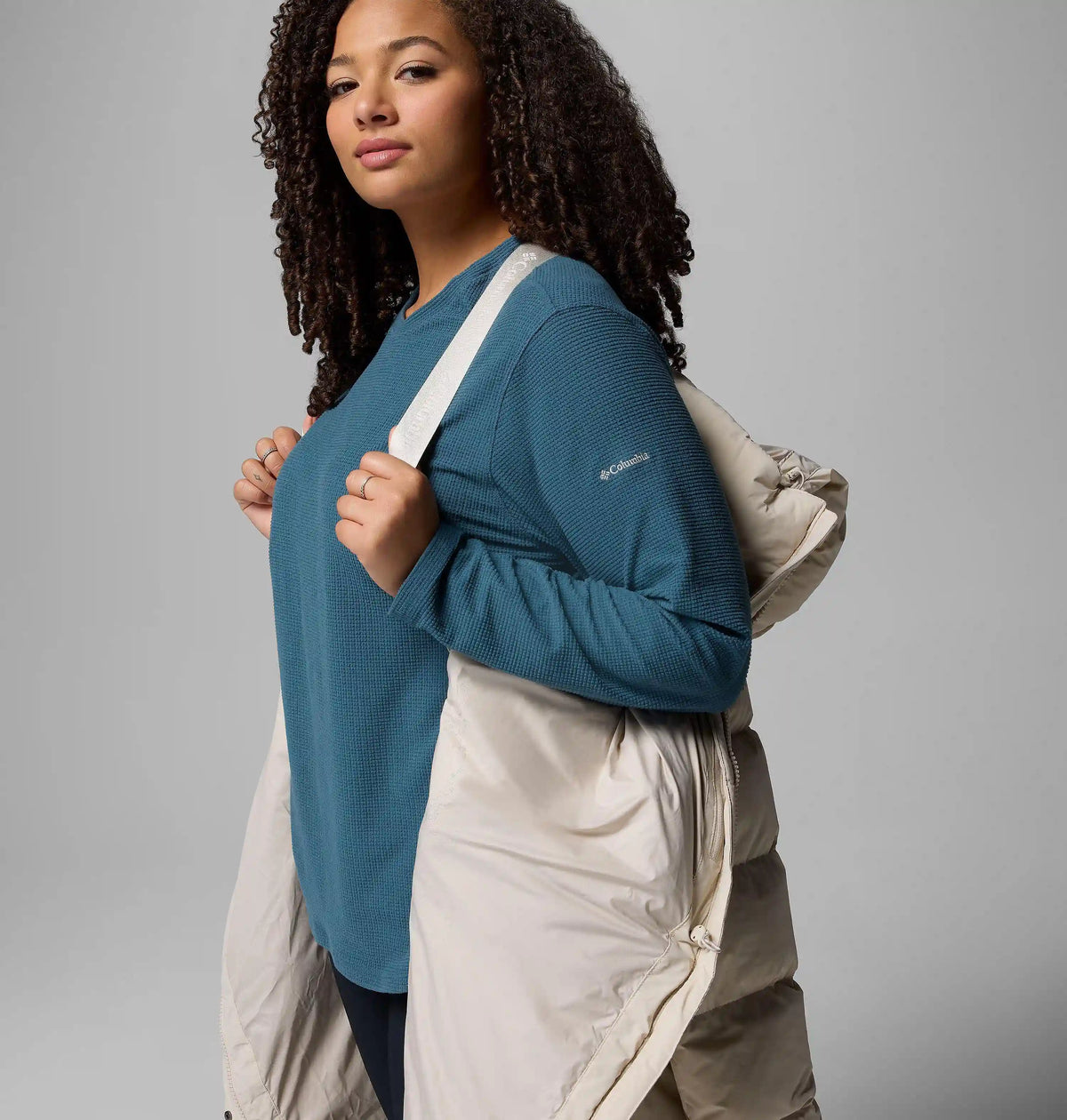 Women's Amaze Puff Long Hooded Jacket - Plus Size