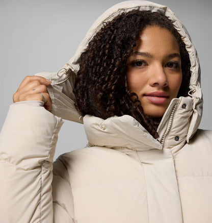 Women's Amaze Puff Long Hooded Jacket - Plus Size