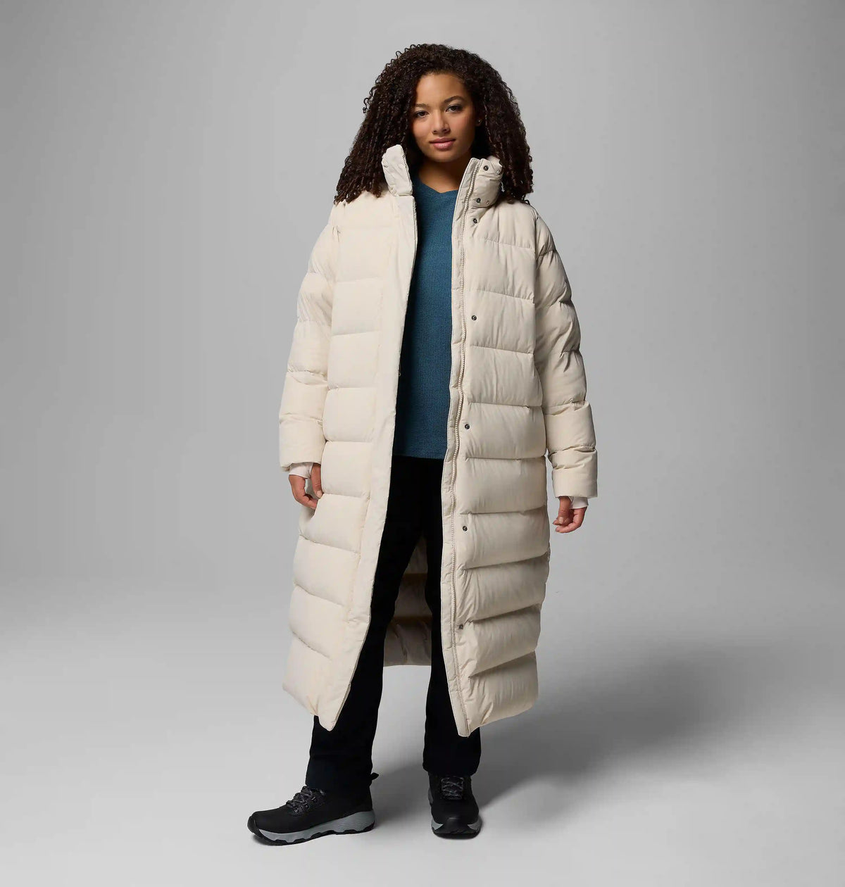 Women's Amaze Puff Long Hooded Jacket - Plus Size