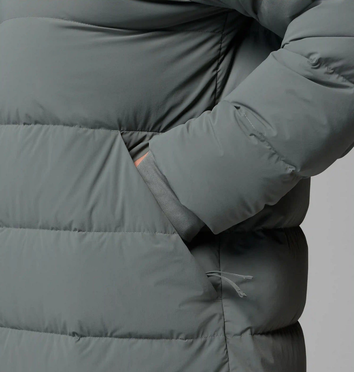 Women's Amaze Puff Long Hooded Jacket - Plus Size