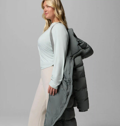 Women's Amaze Puff Long Hooded Jacket - Plus Size