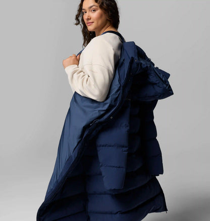 Women's Amaze Puff Long Hooded Jacket - Plus Size