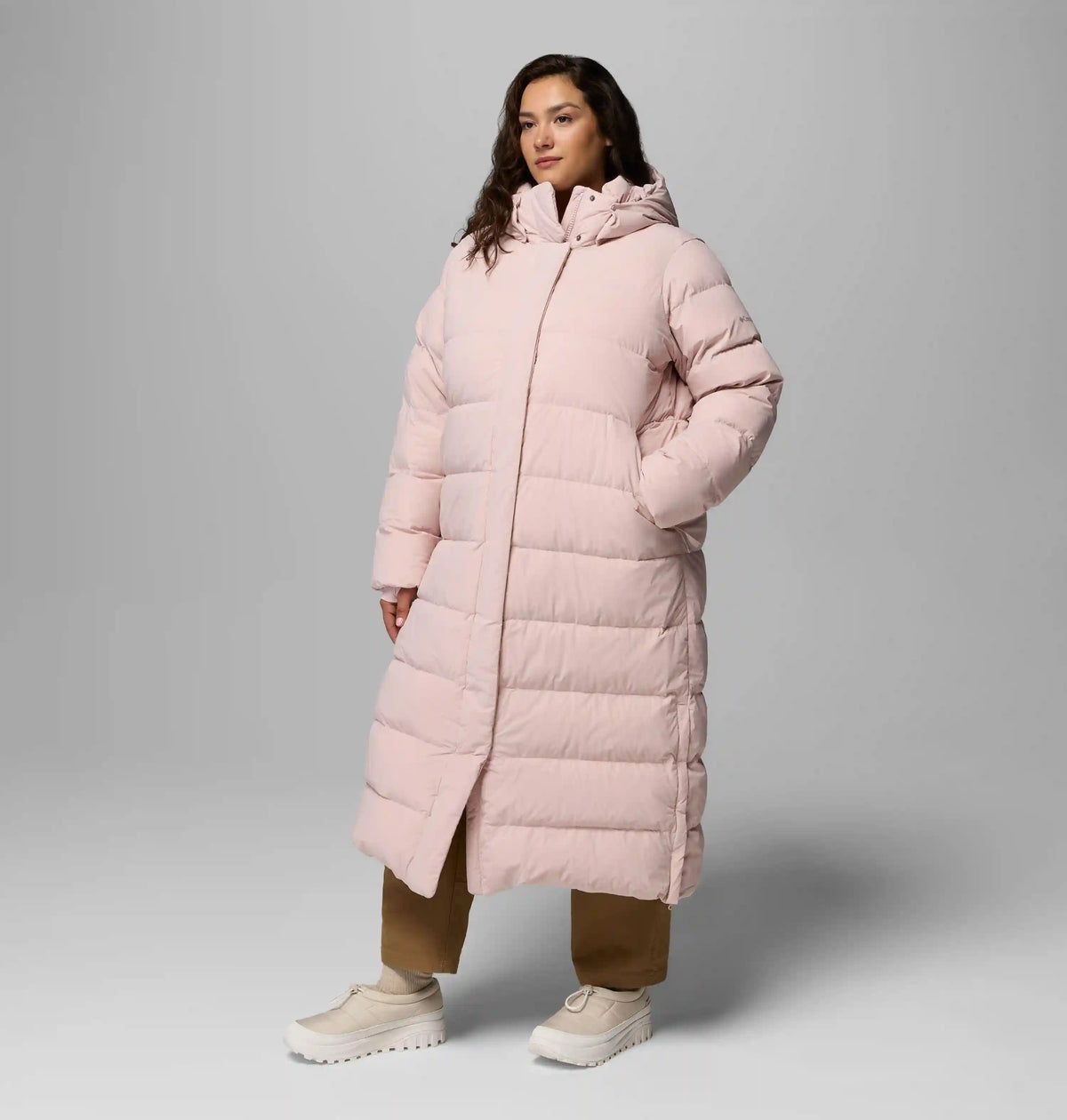Women's Amaze Puff Long Hooded Jacket - Plus Size