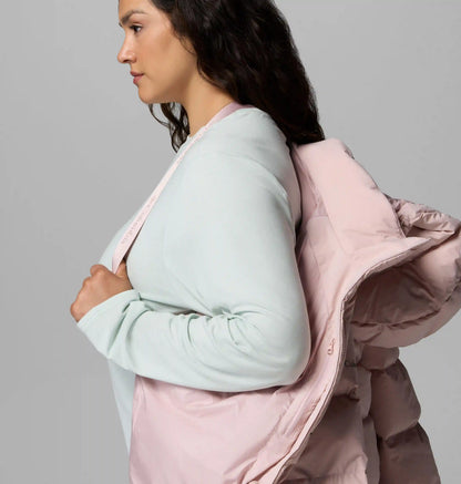 Women's Amaze Puff Long Hooded Jacket - Plus Size