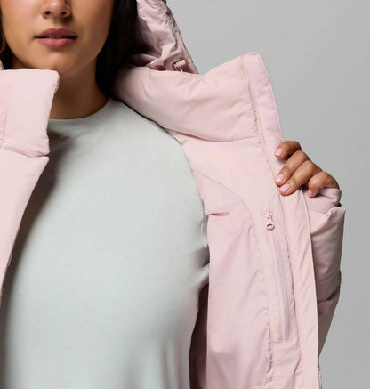 Women's Amaze Puff Long Hooded Jacket - Plus Size
