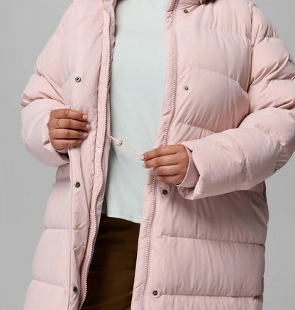 Women's Amaze Puff Long Hooded Jacket - Plus Size