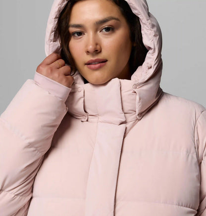 Women's Amaze Puff Long Hooded Jacket - Plus Size