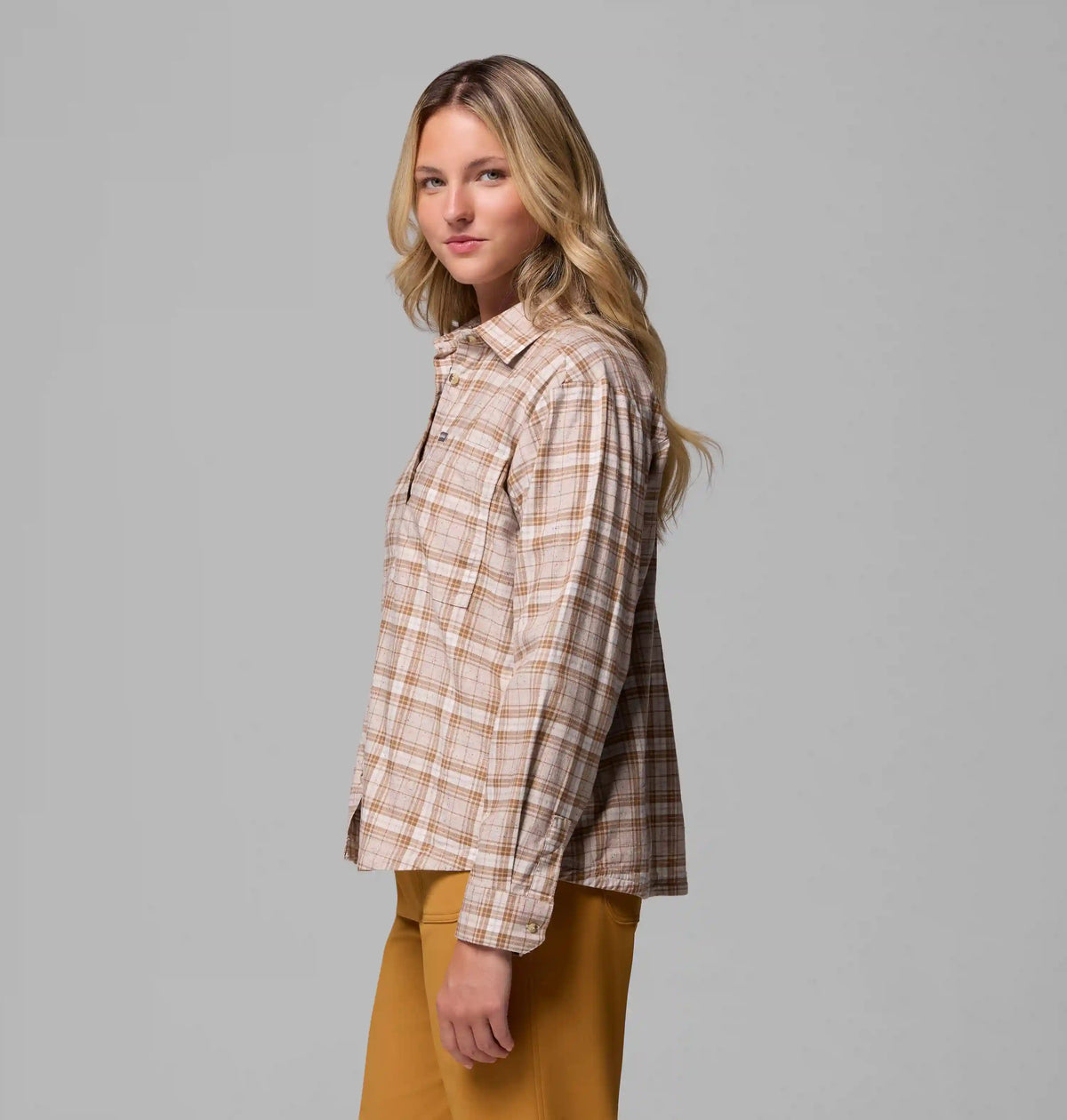 Women's Blue Point Creek Woven Long Sleeve Shirt