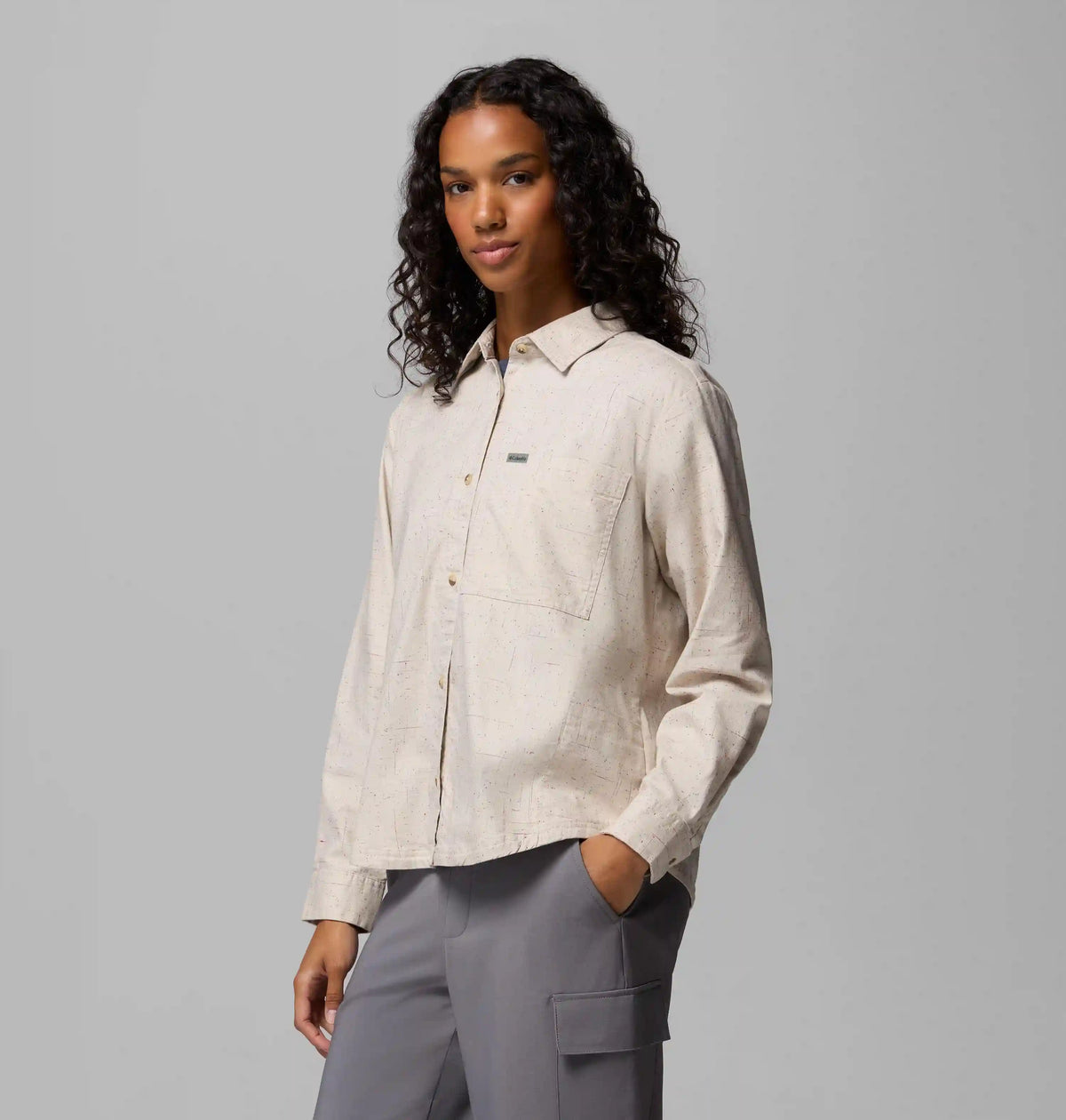 Women's Blue Point Creek Woven Long Sleeve Shirt