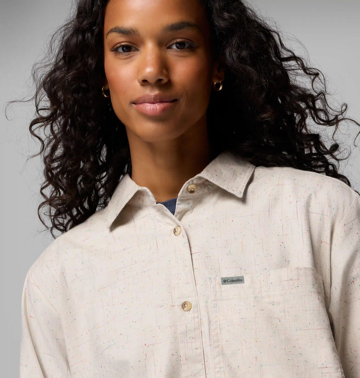 Women's Blue Point Creek Woven Long Sleeve Shirt