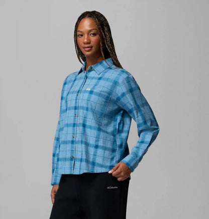 Women's Blue Point Creek Woven Long Sleeve Shirt