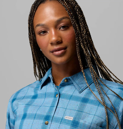 Women's Blue Point Creek Woven Long Sleeve Shirt