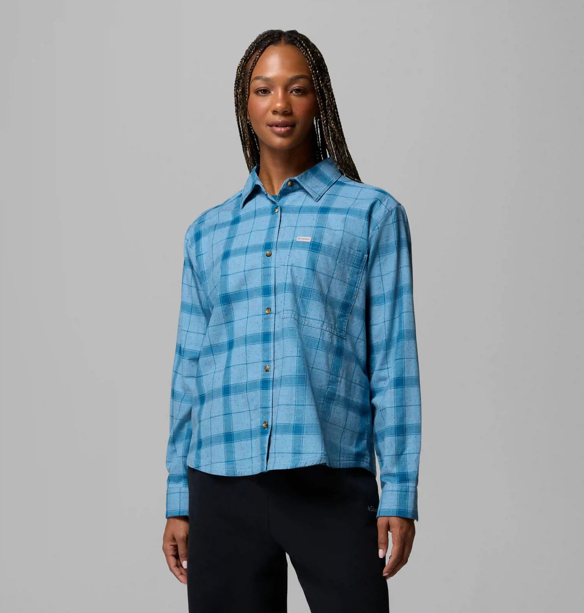 Women's Blue Point Creek Woven Long Sleeve Shirt