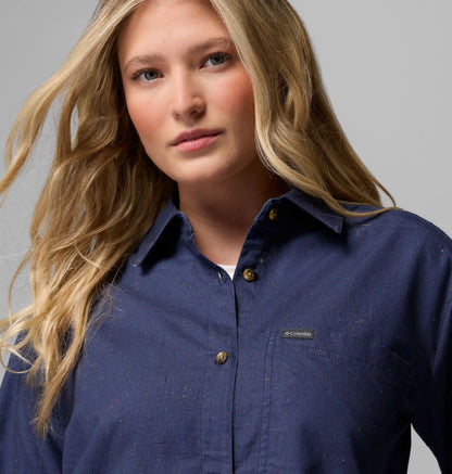 Women's Blue Point Creek Woven Long Sleeve Shirt