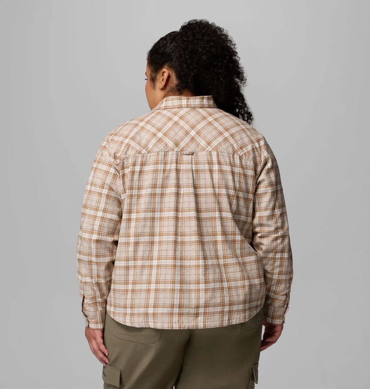 Women's Blue Point Creek Woven Long Sleeve Shirt - Plus Size