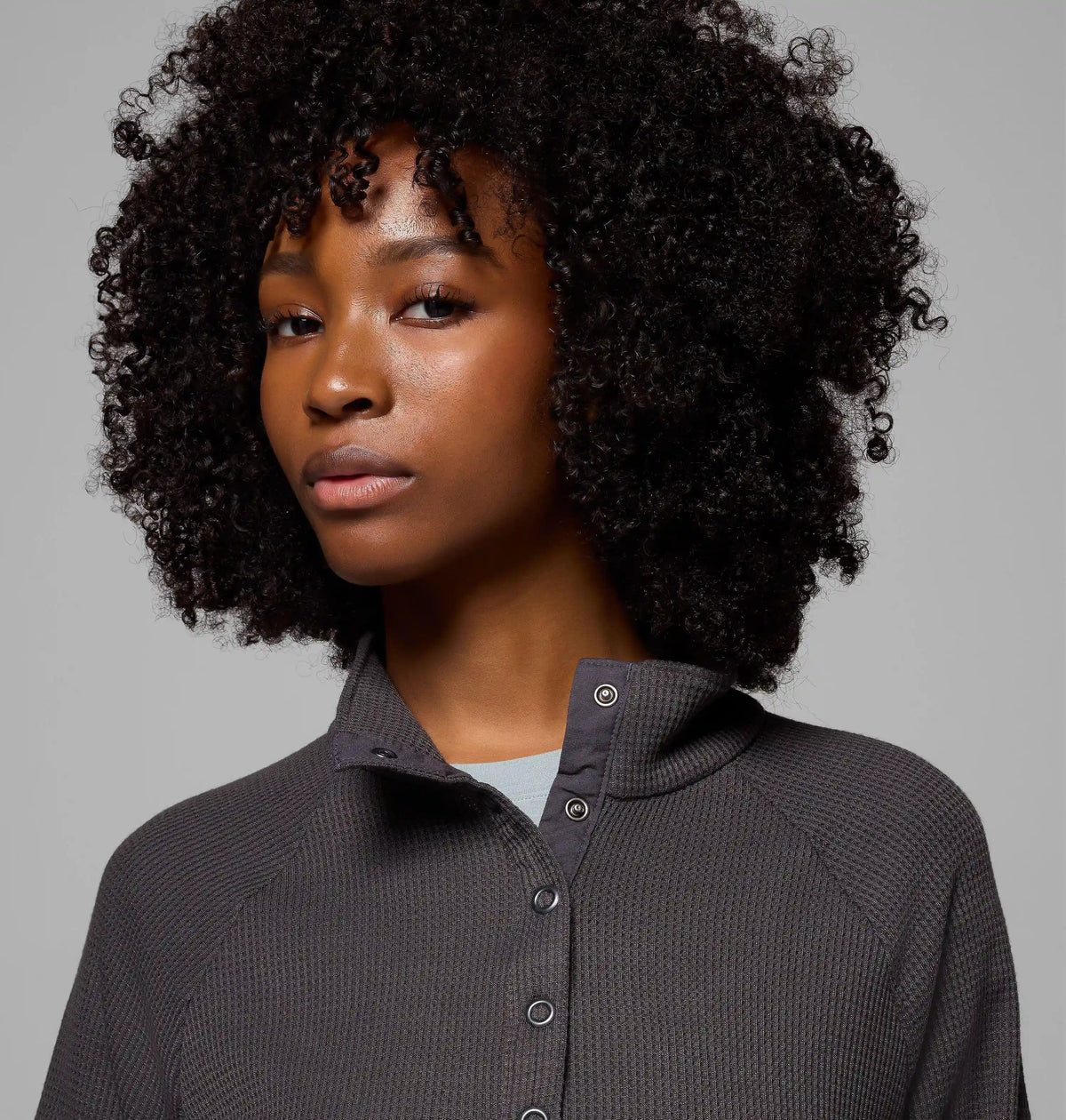 Women's Holly Hideaway Waffle Half Snap Shirt