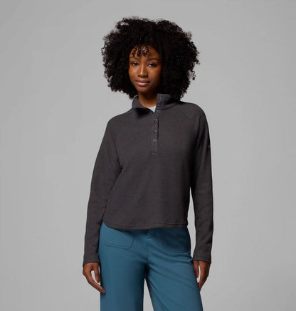 Women's Holly Hideaway Waffle Half Snap Shirt