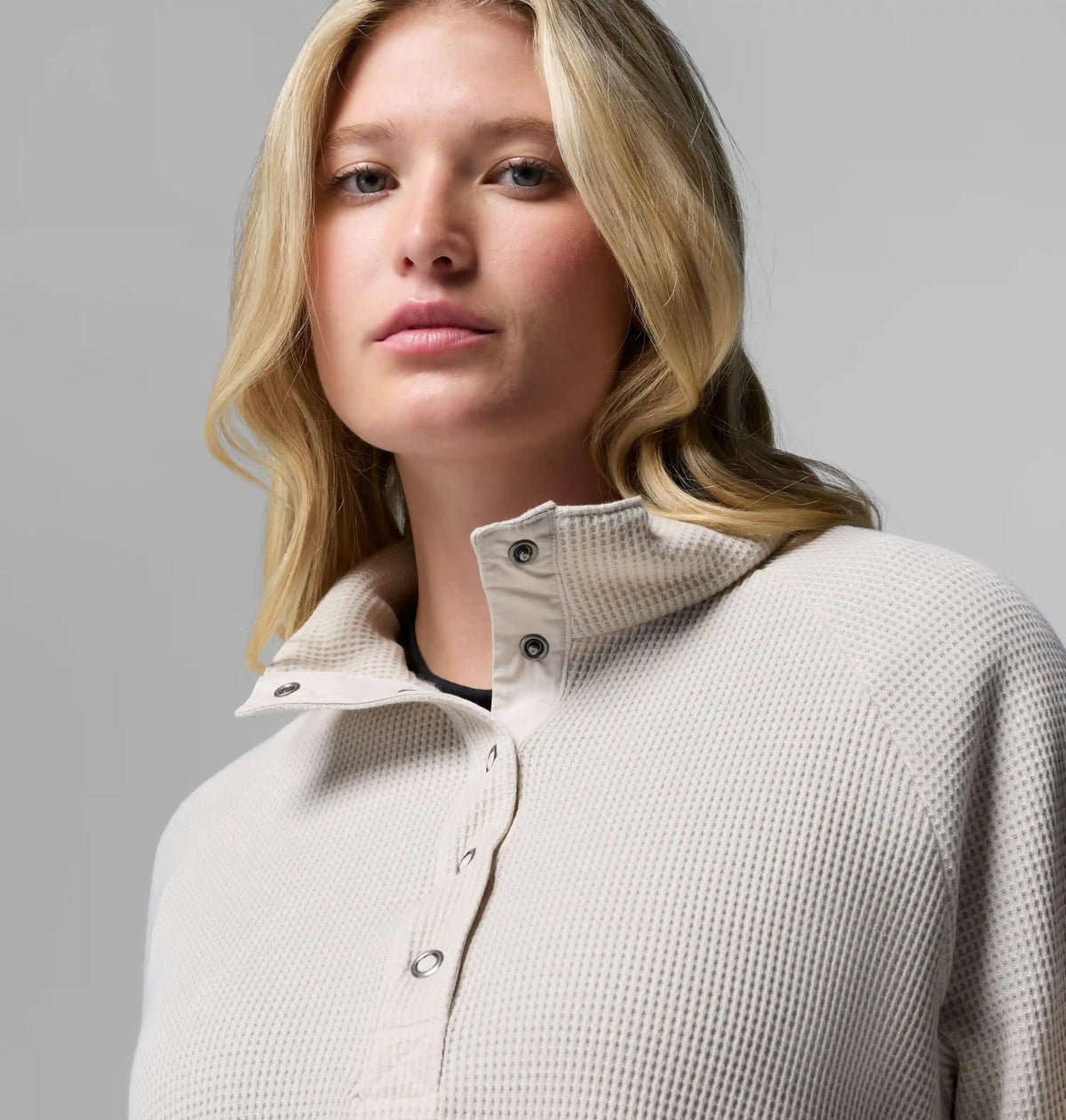 Women's Holly Hideaway Waffle Half Snap Shirt